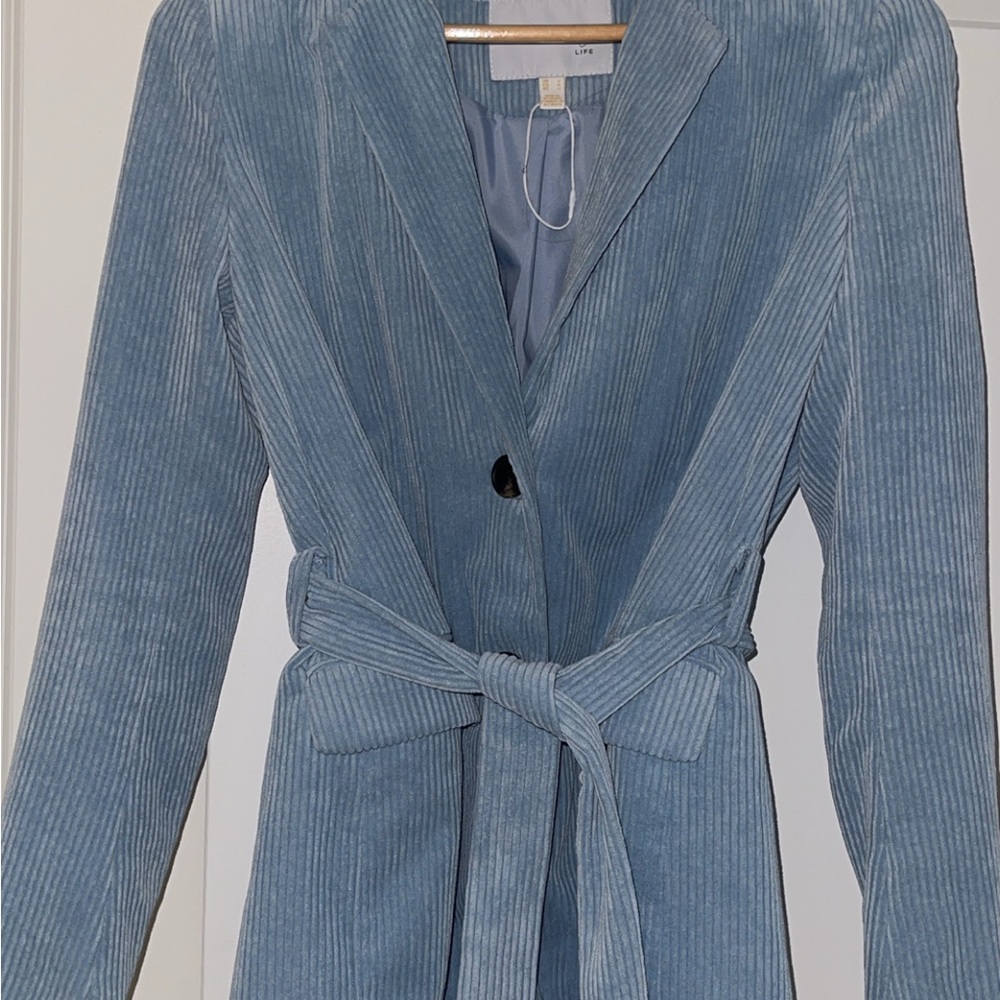 ASOS Light Blue Corduroy Blazer